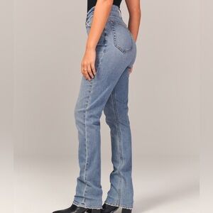 Abercrombie & Fitch 90s straight ultra high rise curve love jeans